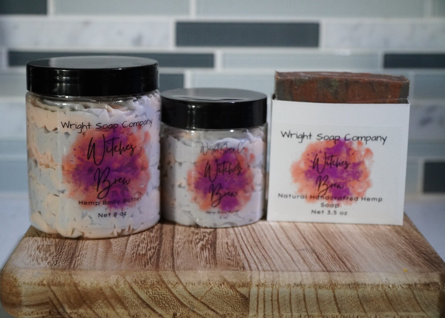 Witches Brew ** Hemp Body Butter** Espresso*** Marshmallow** Fireside**