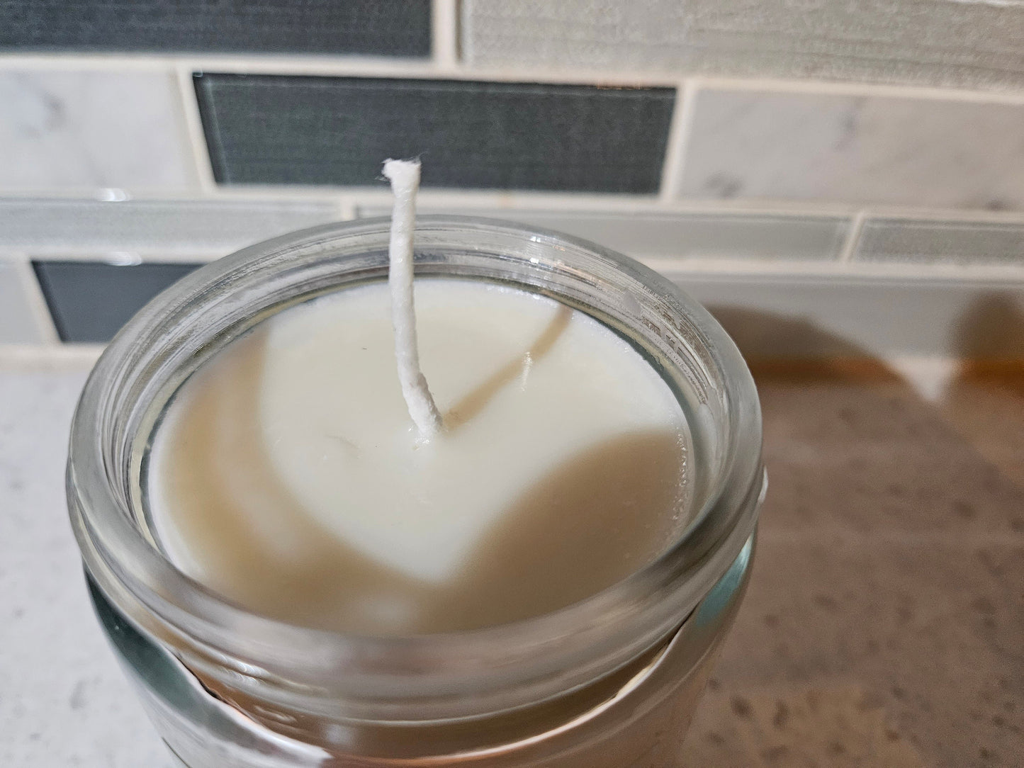 Caramel Ice Cream Candle** 100% Soy Wax** Hand poured** gift**self care