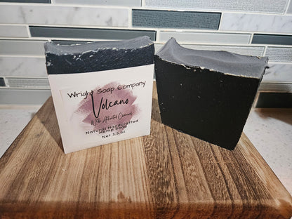 Volcano With Activated Charcoal Hemp Soap - Handmade Soap - Selfcare-Artisan-Coconut Free