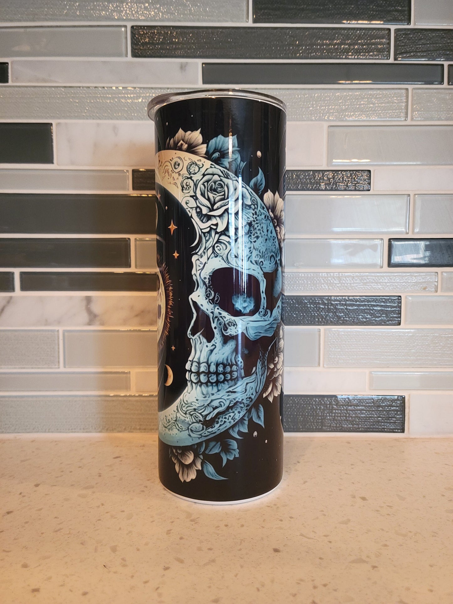 Celestial, Moon Phases, Galaxy, Astrology, Boho Cards, 20 oz tumbler