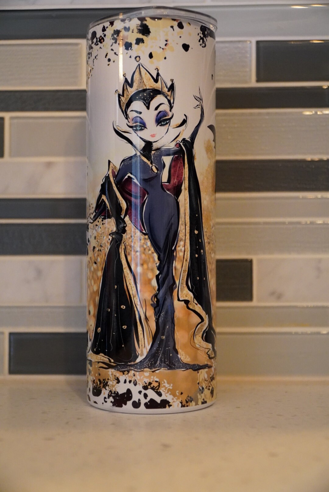 Villain***Evil Queen**Cruella**Ursula**Maleficent**Wicked Witch Club*Bad*Villain* Evil*20 oz Skinny tumbler** cold and hot drink**