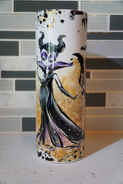 Villain***Evil Queen**Cruella**Ursula**Maleficent**Wicked Witch Club*Bad*Villain* Evil*20 oz Skinny tumbler** cold and hot drink**