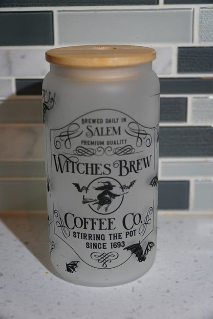 Witches Brew**Hocus*Salem**16 oz Frosted Beer Glass