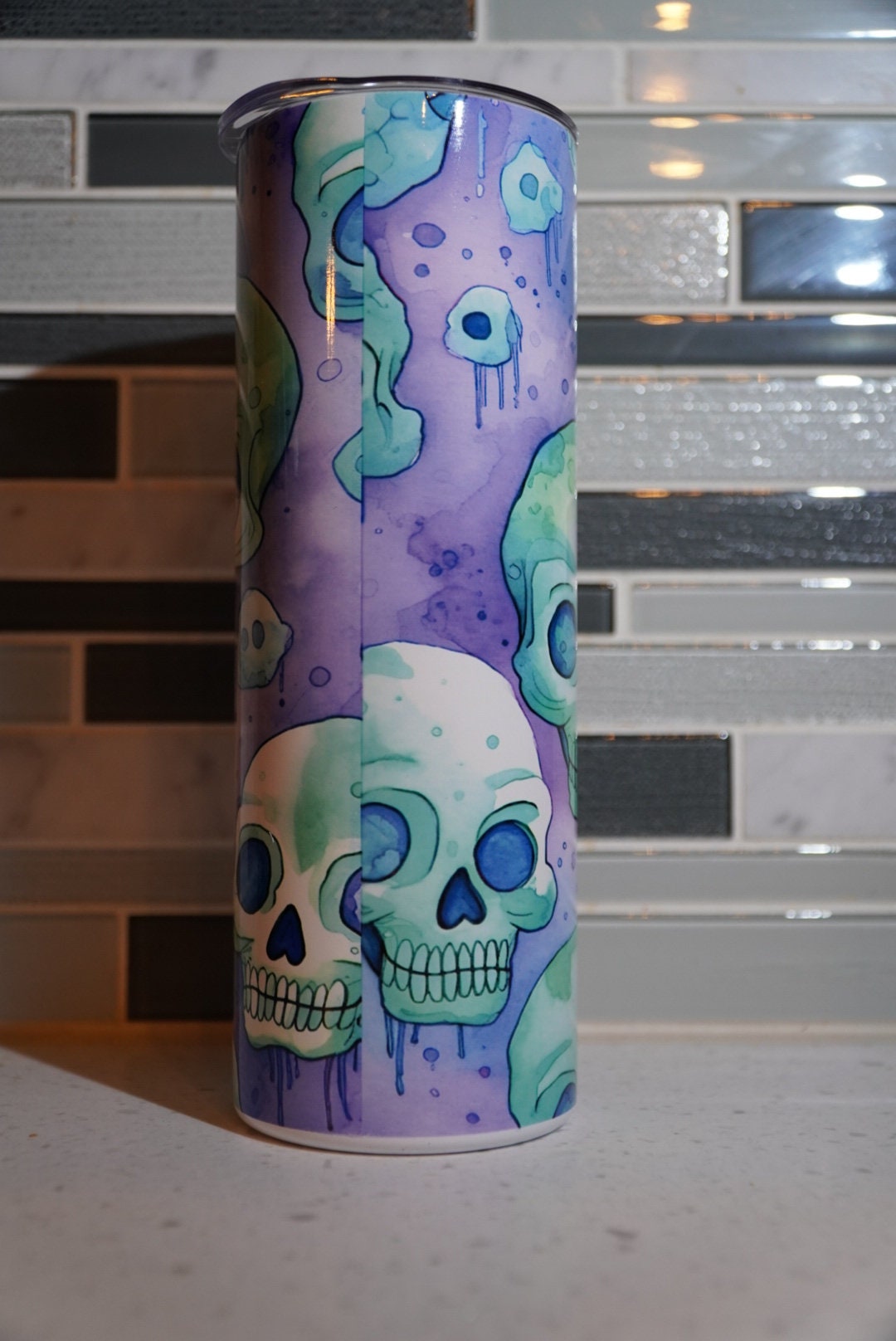 Skulls 20 oz tumbler Skull Boho