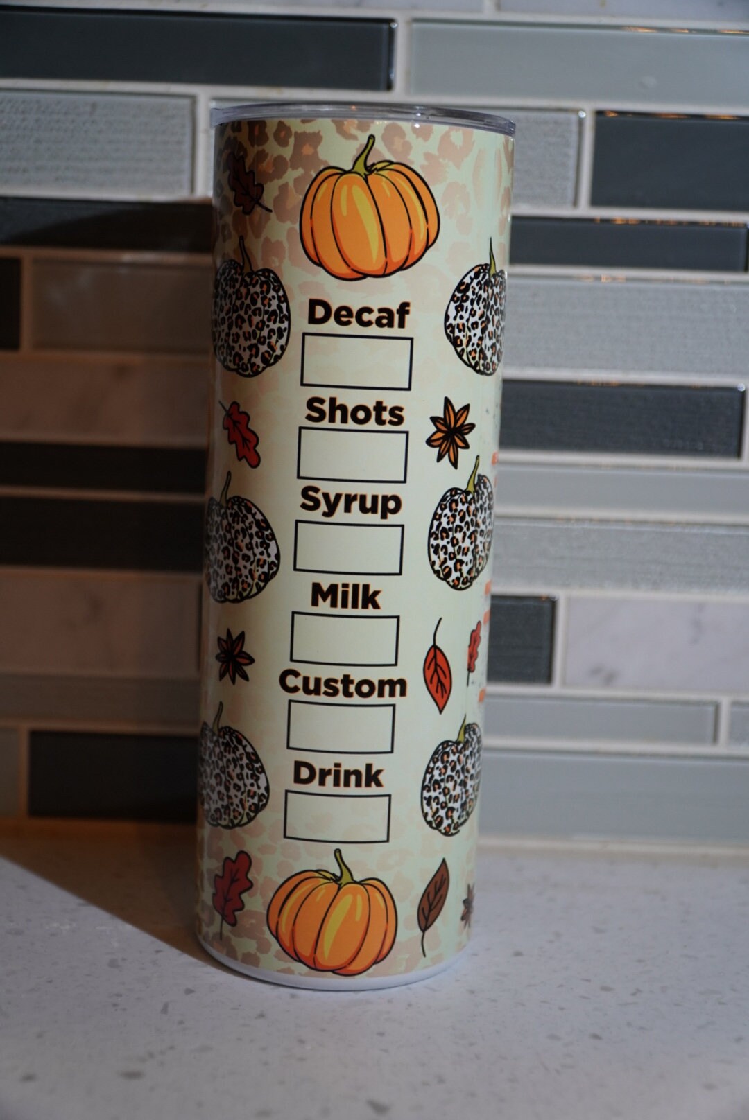 20 oz Tumbler**Fall**Pumpkin spice***Starbucks**Hot cup**cold cup**reusable cup** cup with lid and straw**Tumbler**