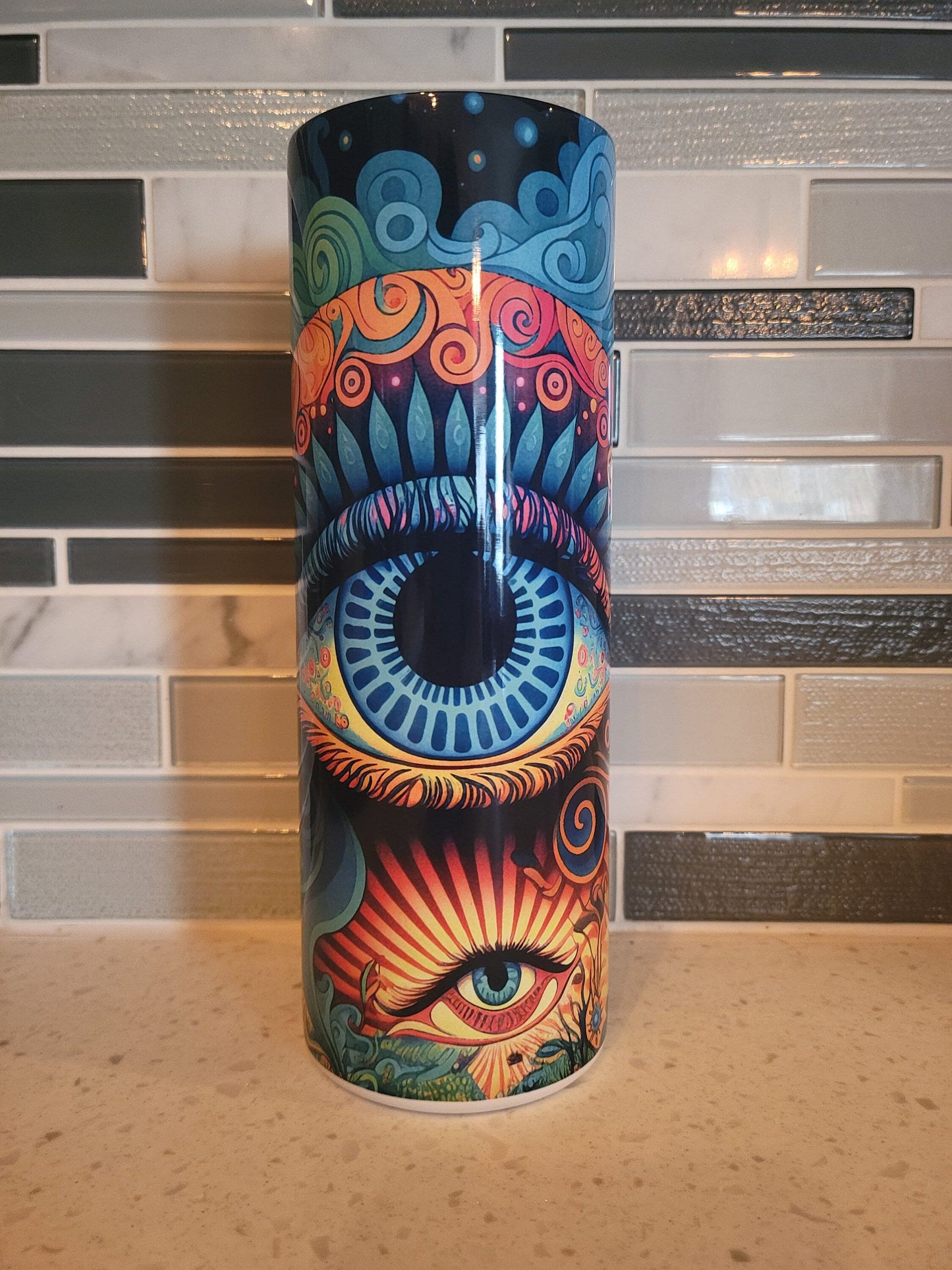 Evil Eye, moon, Third eye, celestial, zodiac 20 oz tumbler