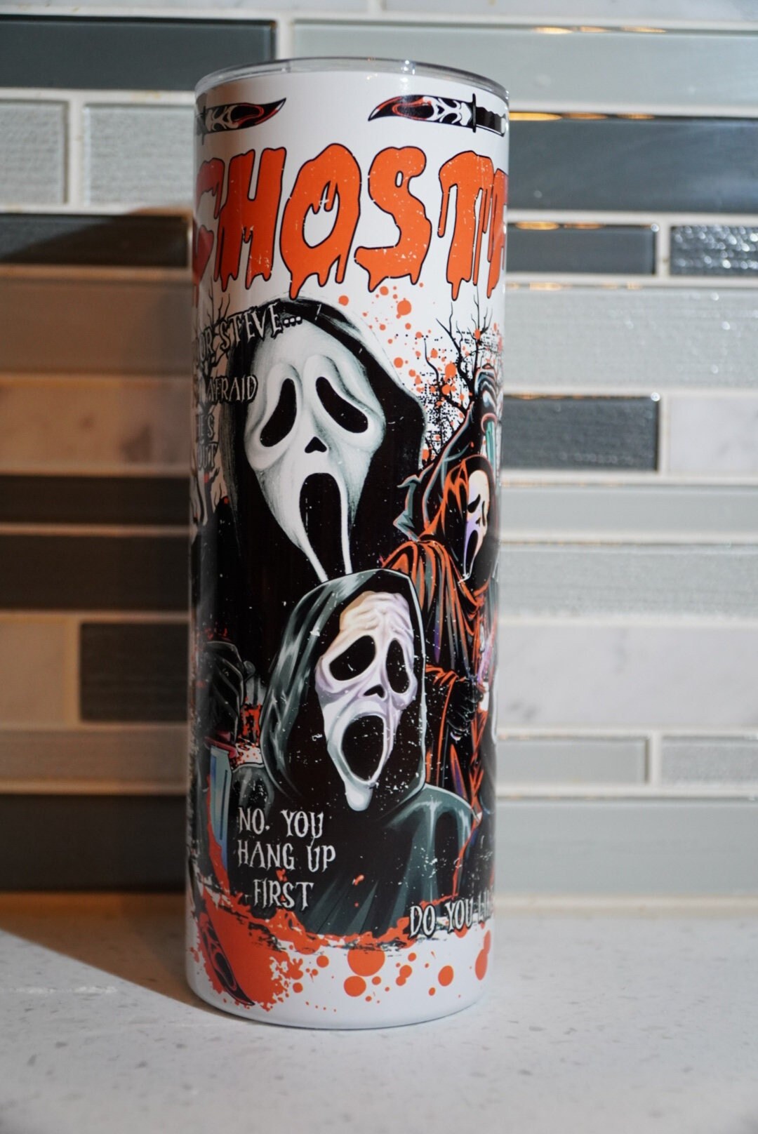 GhostFace**Scream**Horror**20 oz Tumbler