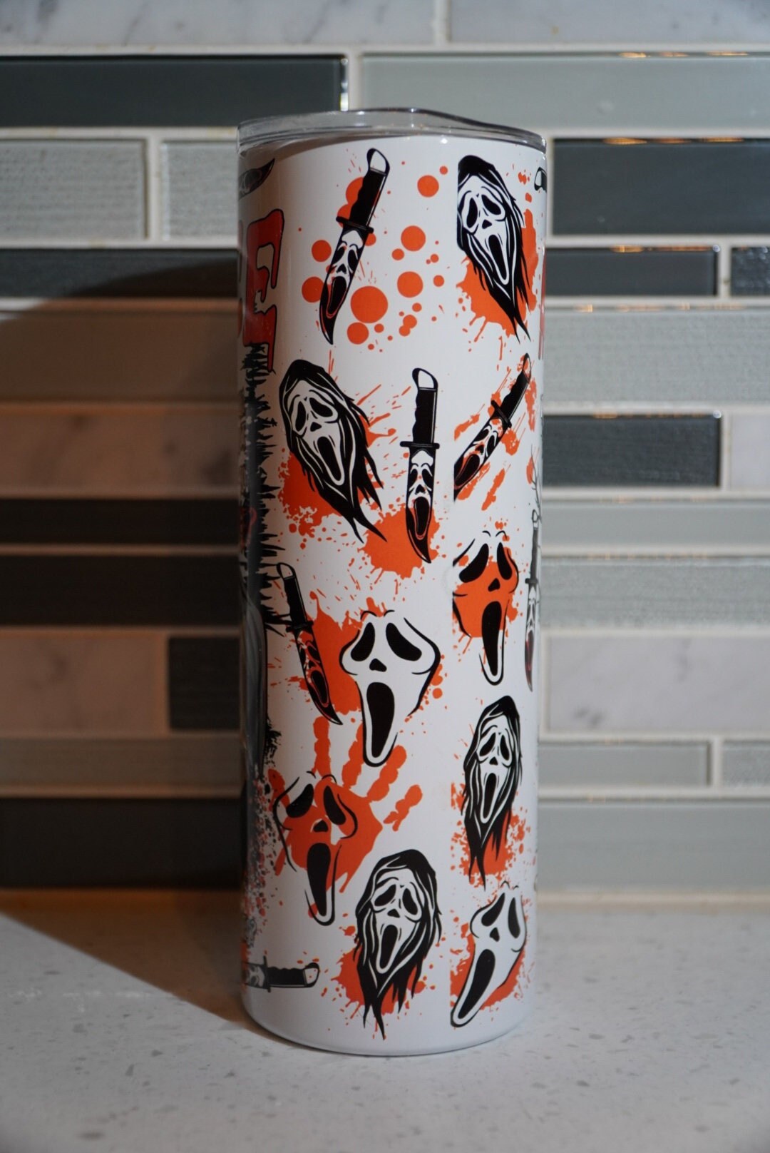 GhostFace**Scream**Horror**20 oz Tumbler