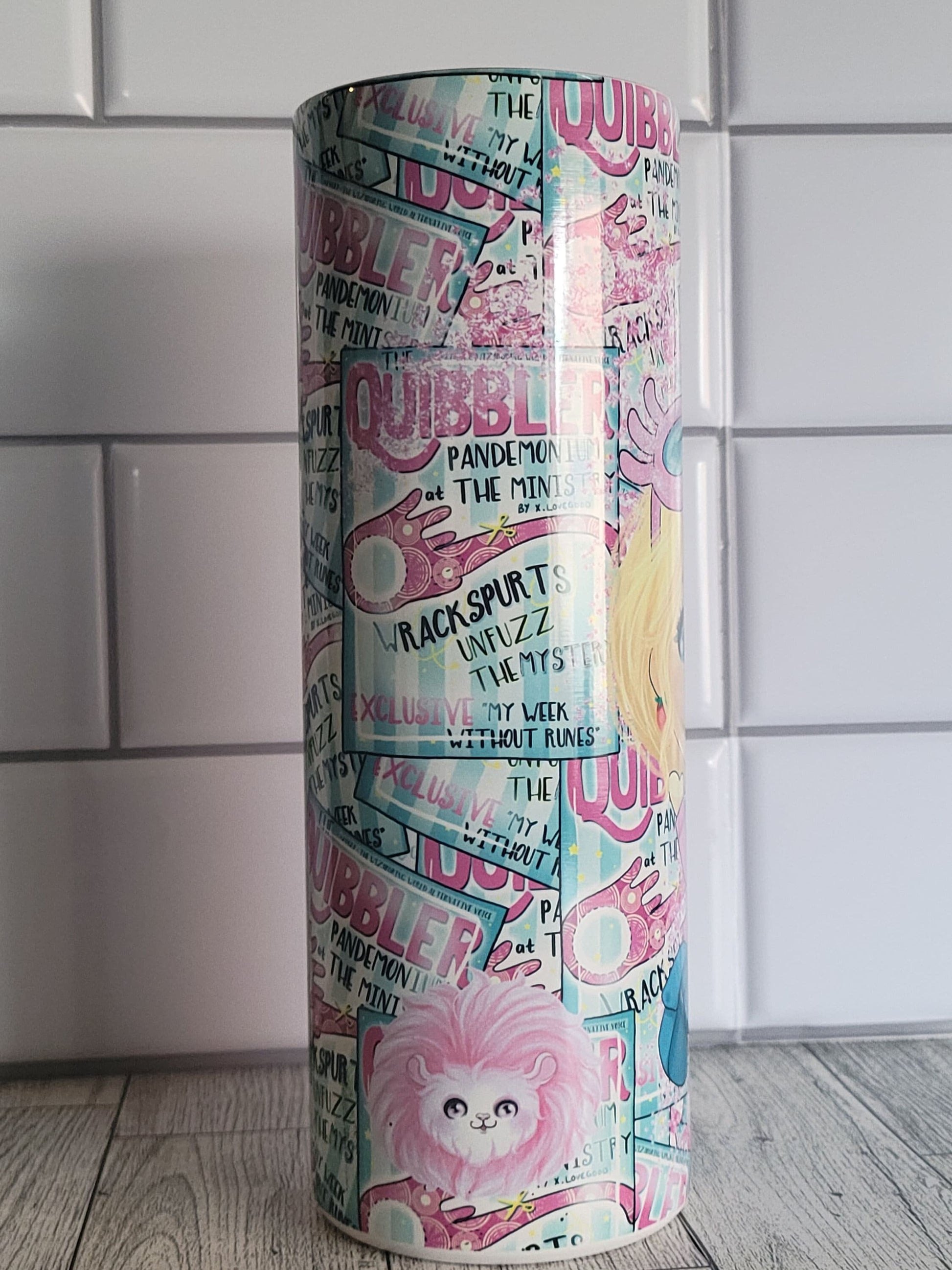 Wizard*Luna* Lovegood*HP*Wizarding World* Quibbler**20 oz Tumbler