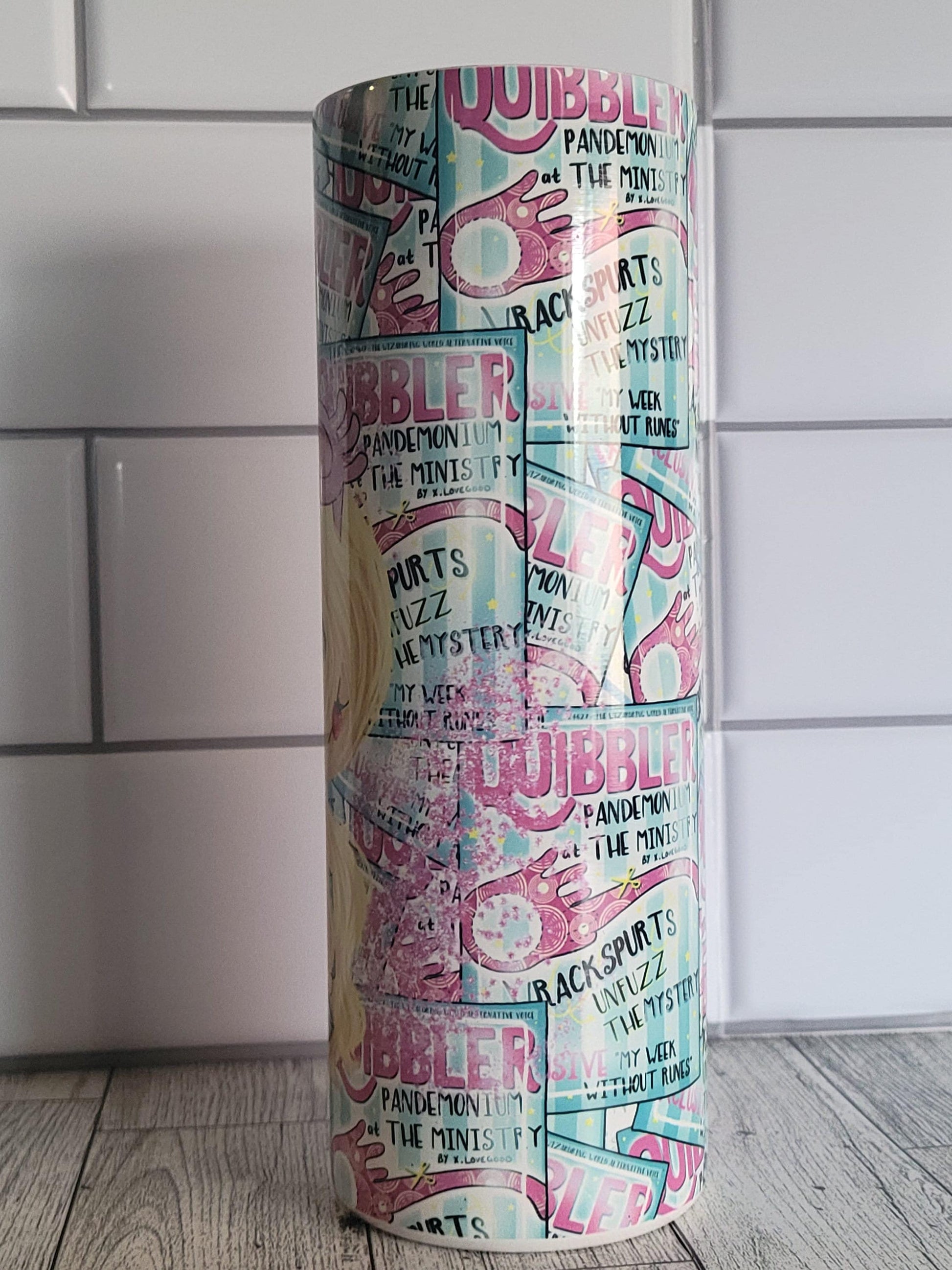 Wizard*Luna* Lovegood*HP*Wizarding World* Quibbler**20 oz Tumbler