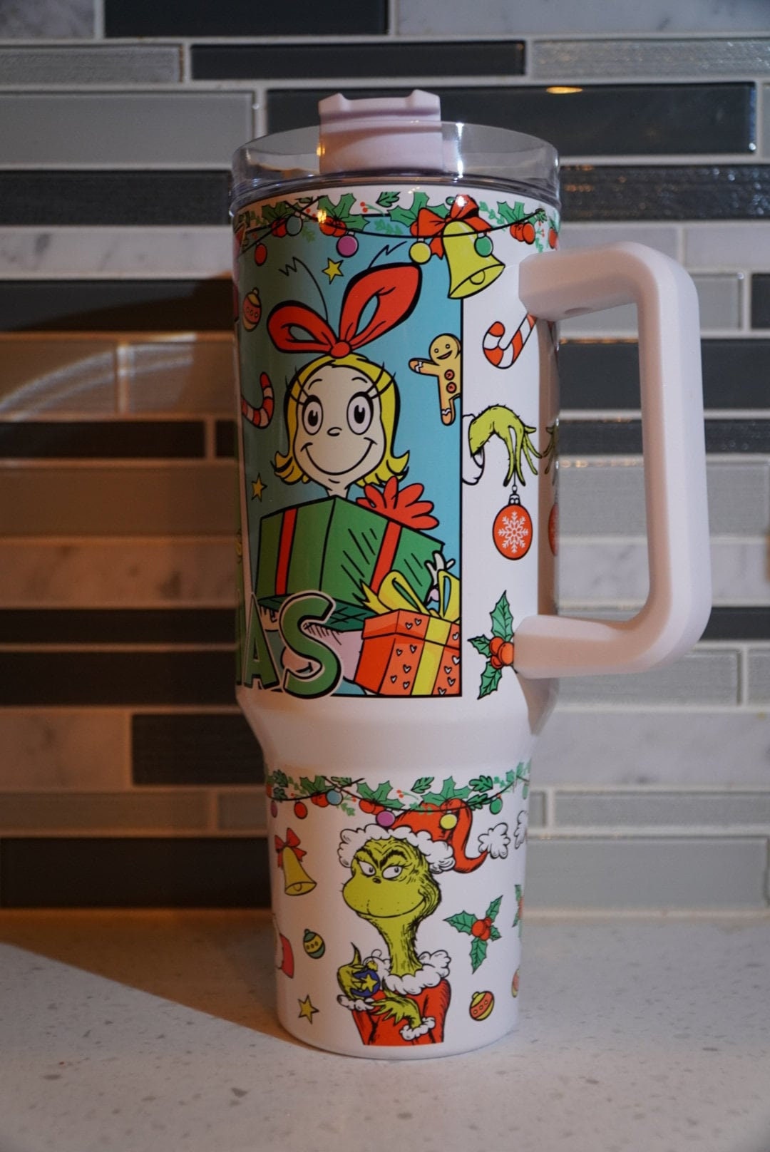 Grouch*whoville**who*green guy**christmas**40 oz Tumbler