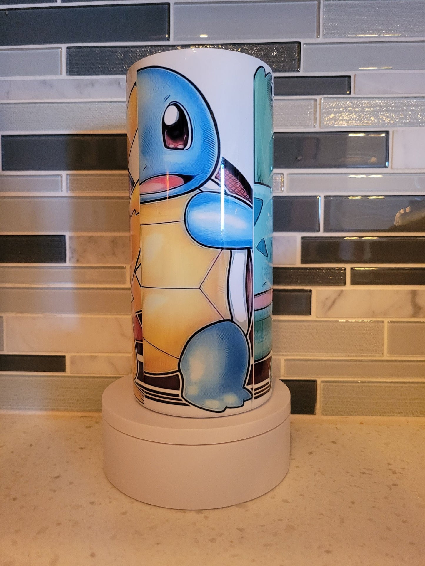 Pokemon**Squirtle**Pikachu**Charmander**metal tumbler