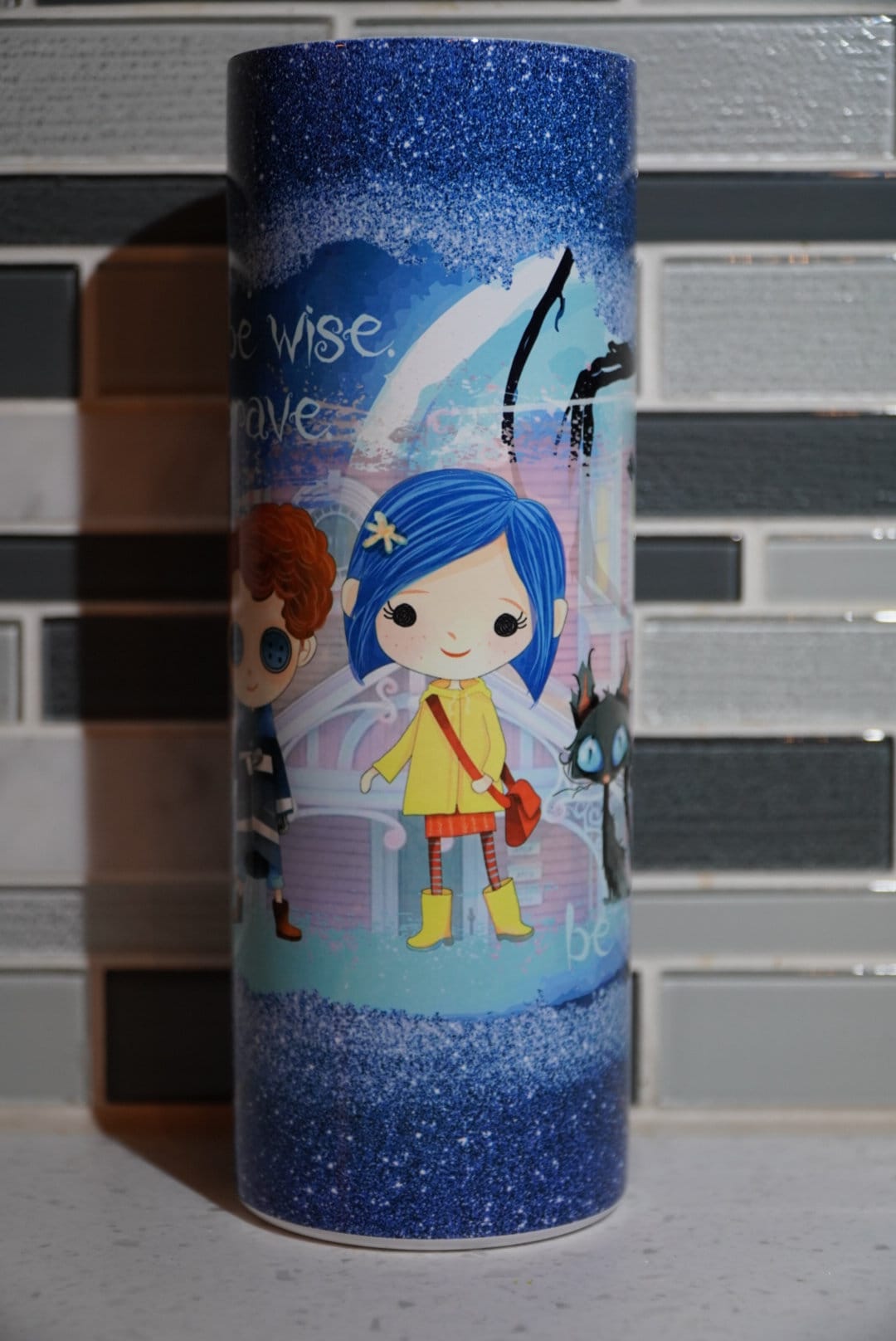 Button eyes cartoon 20 oz Tumbler