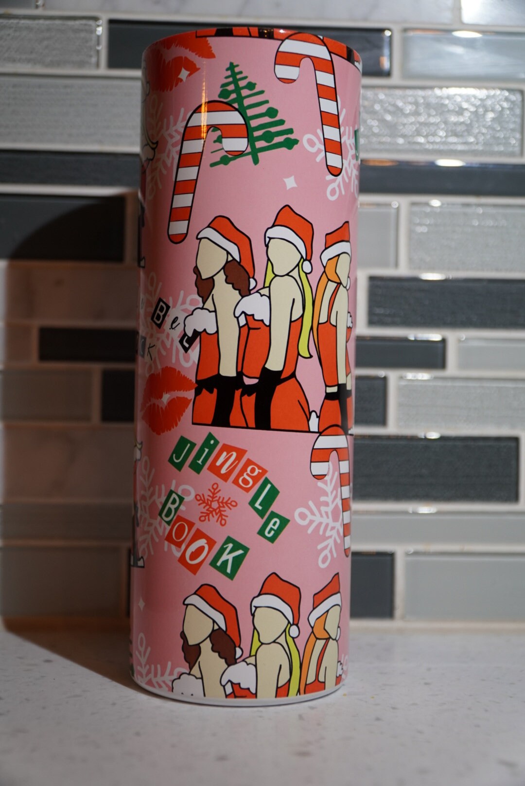 Burn Book**Mean**Santa**holiday**20 oz tumbler