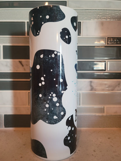 Moody**cow**attitude**20oz Skinny Tumbler**