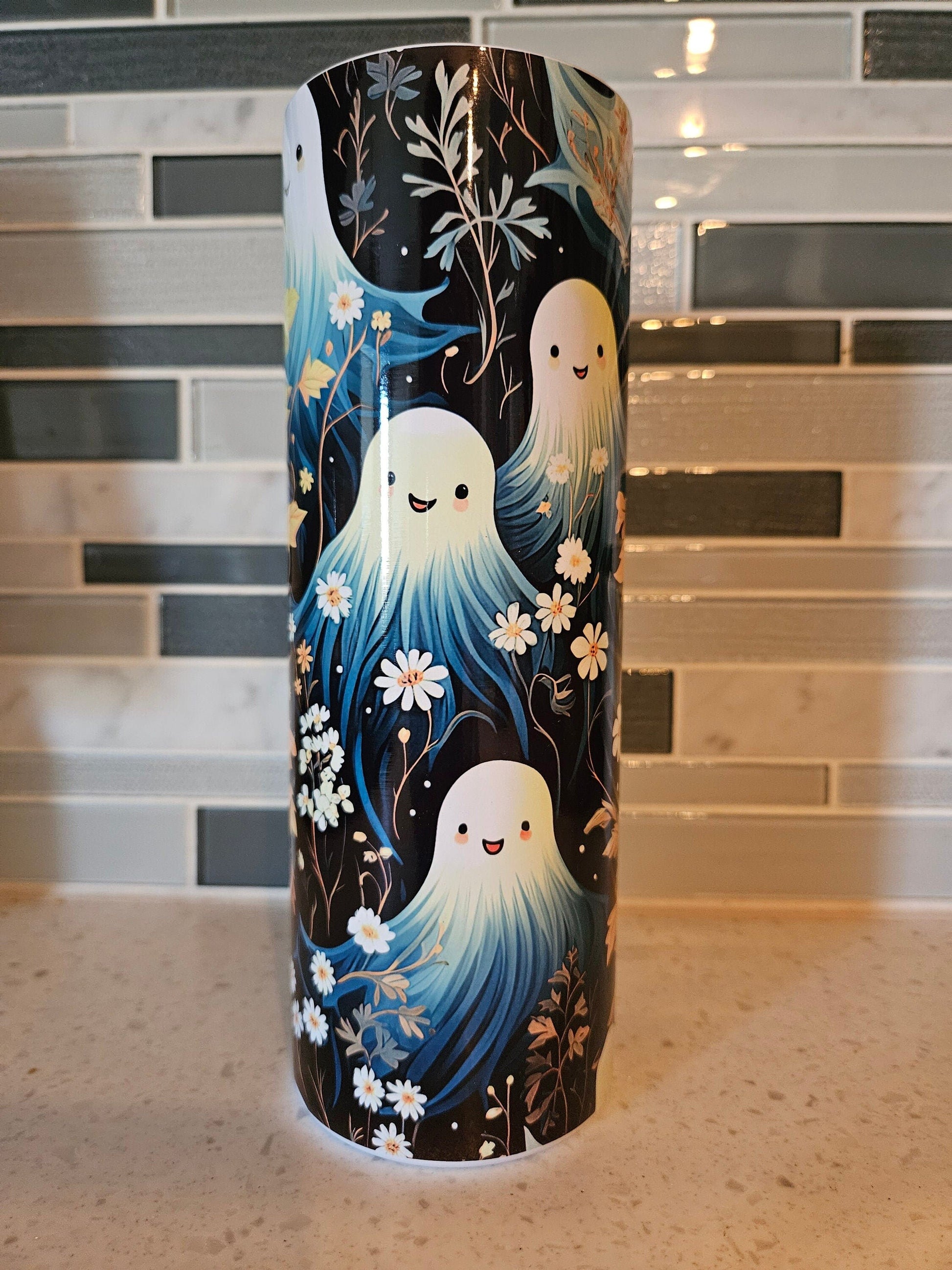 Spooky Vibes Season** Spooky Season**ghost**Fall**20 oz tumbler mover over hot girl summer Tumbler