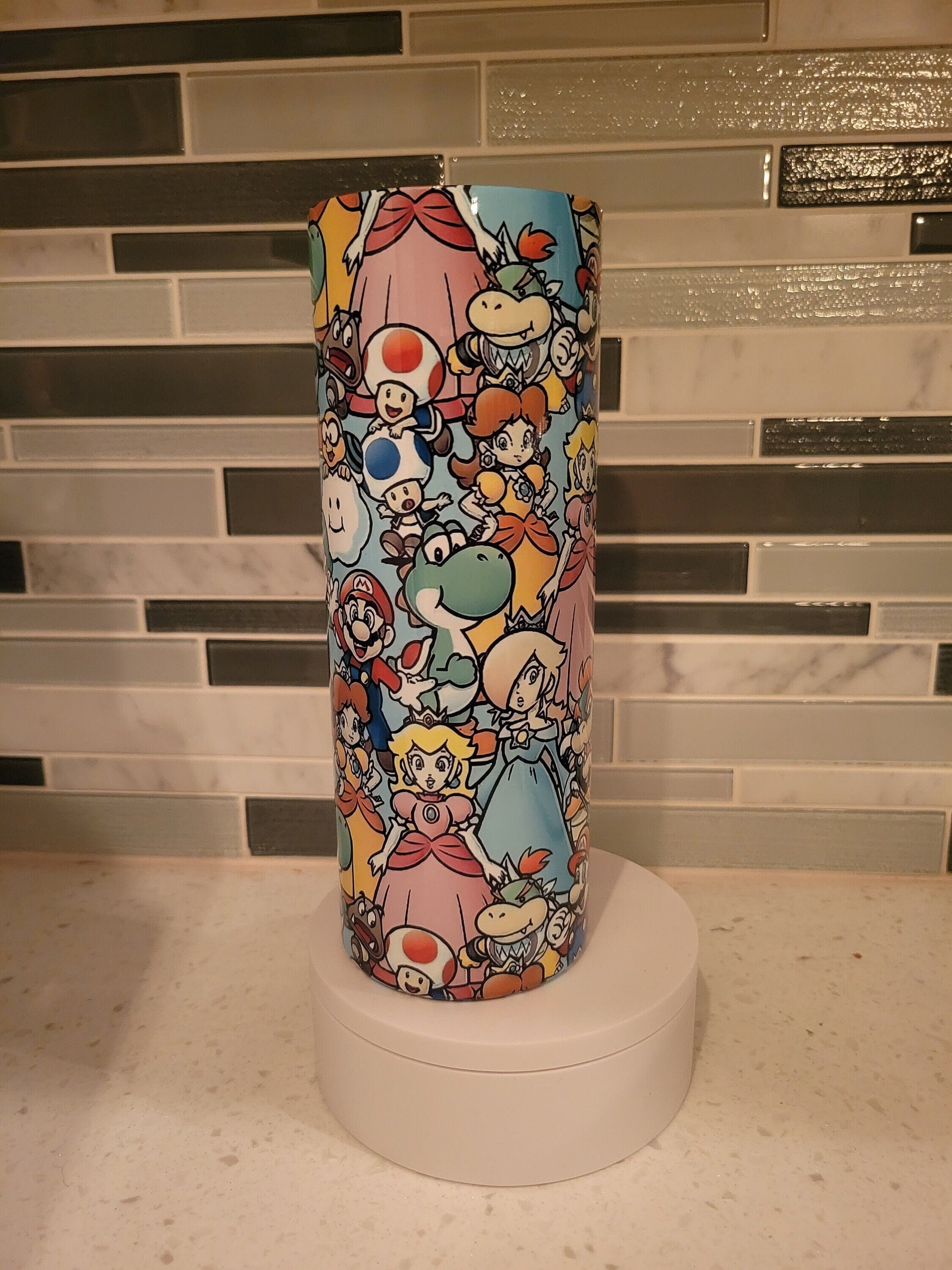 Gamer**peach**plumbers** super**20oz**Tumbler**