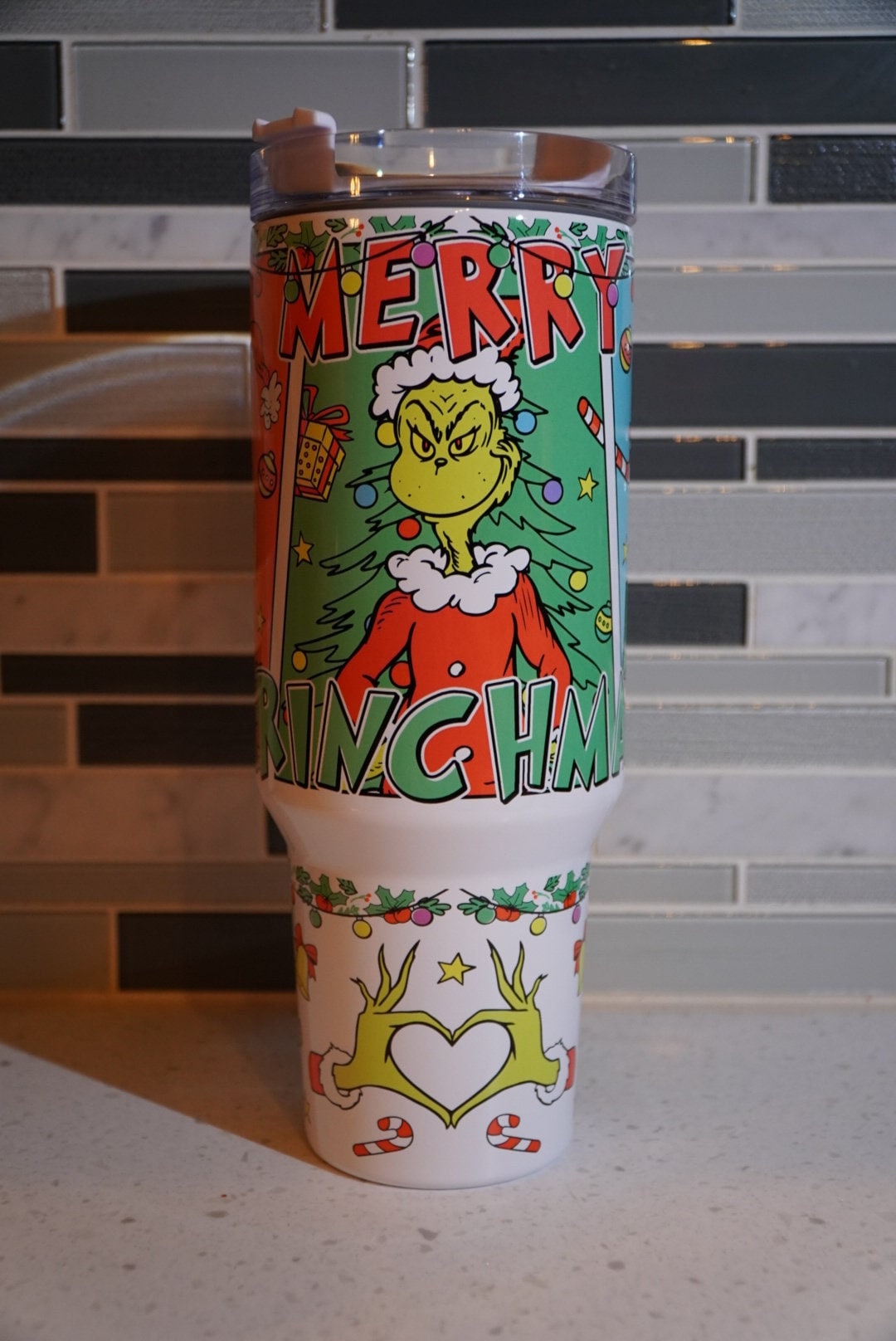 Grouch*whoville**who*green guy**christmas**40 oz Tumbler