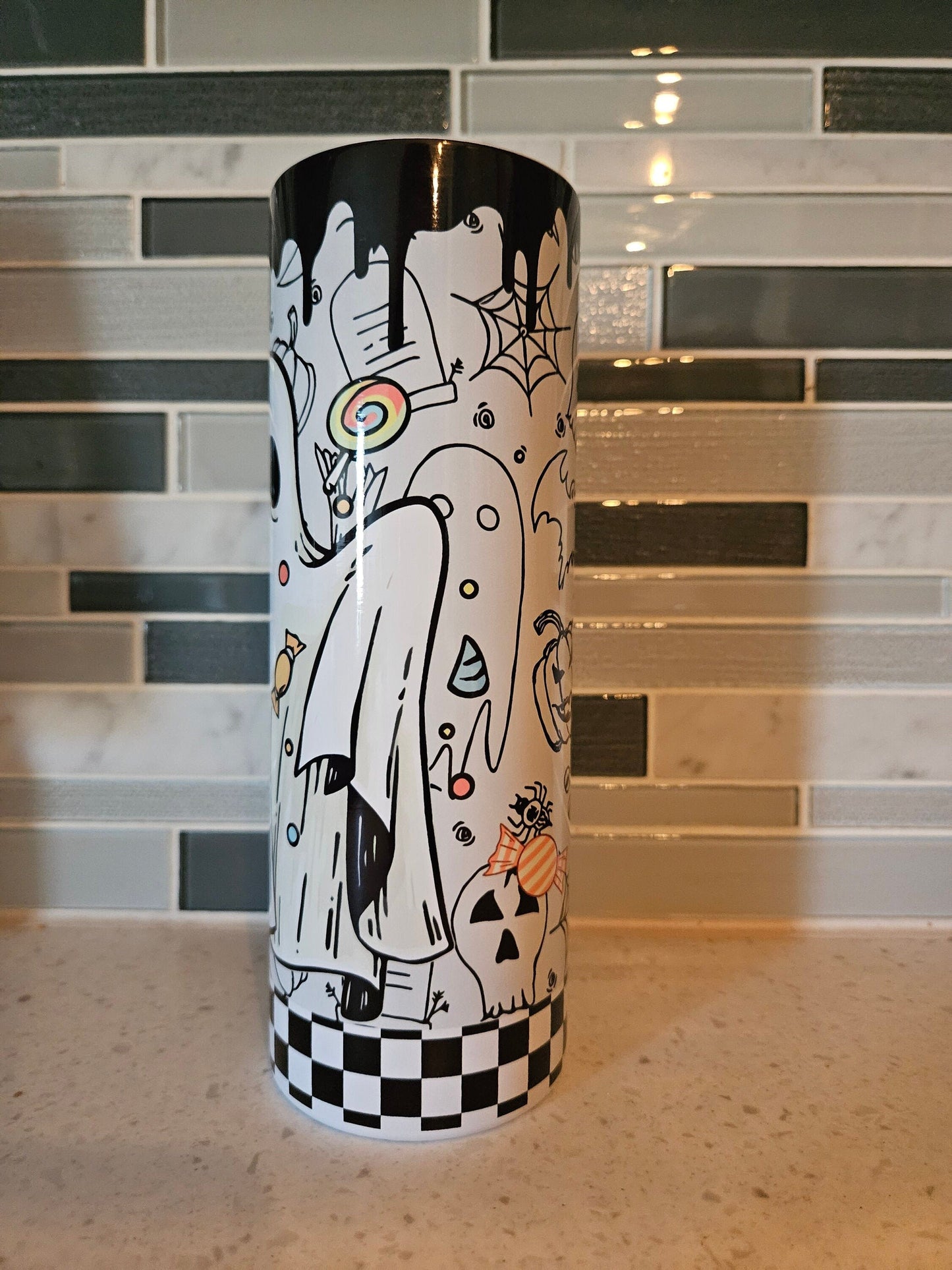 Spooky Vibes Season** Spooky Season**ghost**Fall*retro*20 oz tumbler mover over hot girl summer Tumbler