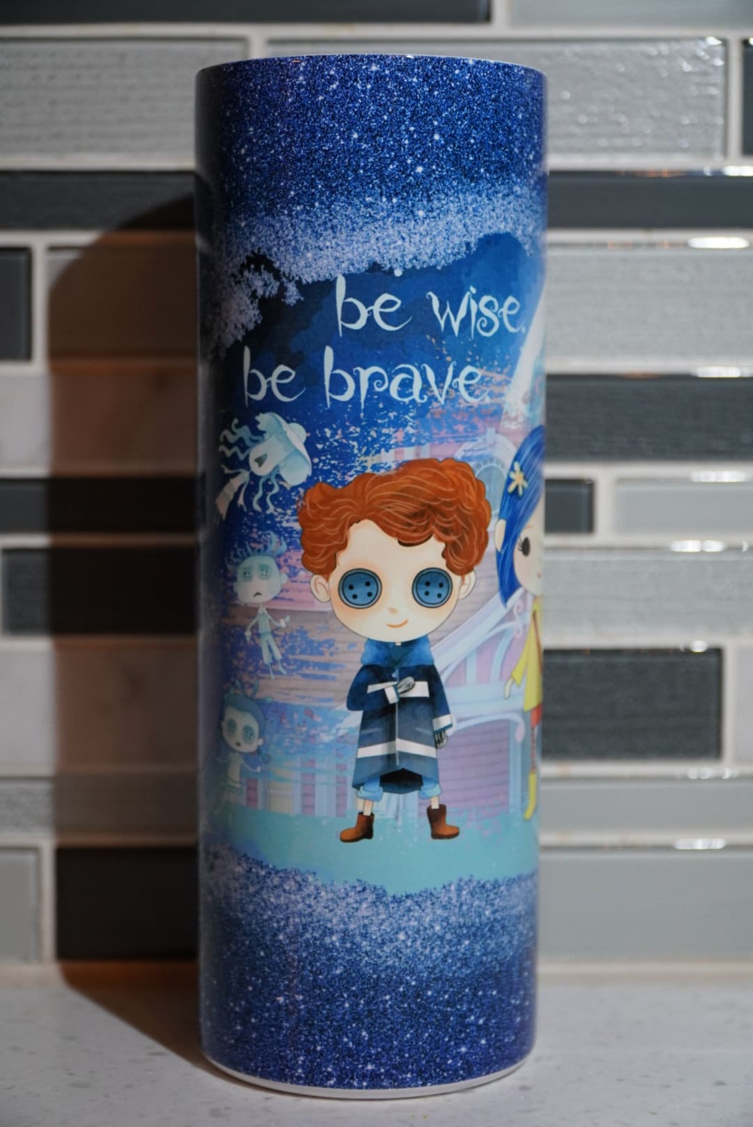 Button eyes cartoon 20 oz Tumbler