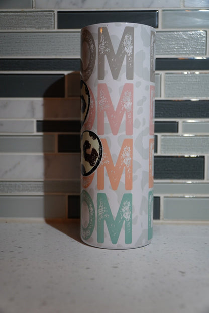 Dog mom ** 20 oz Skinny Tumbler**