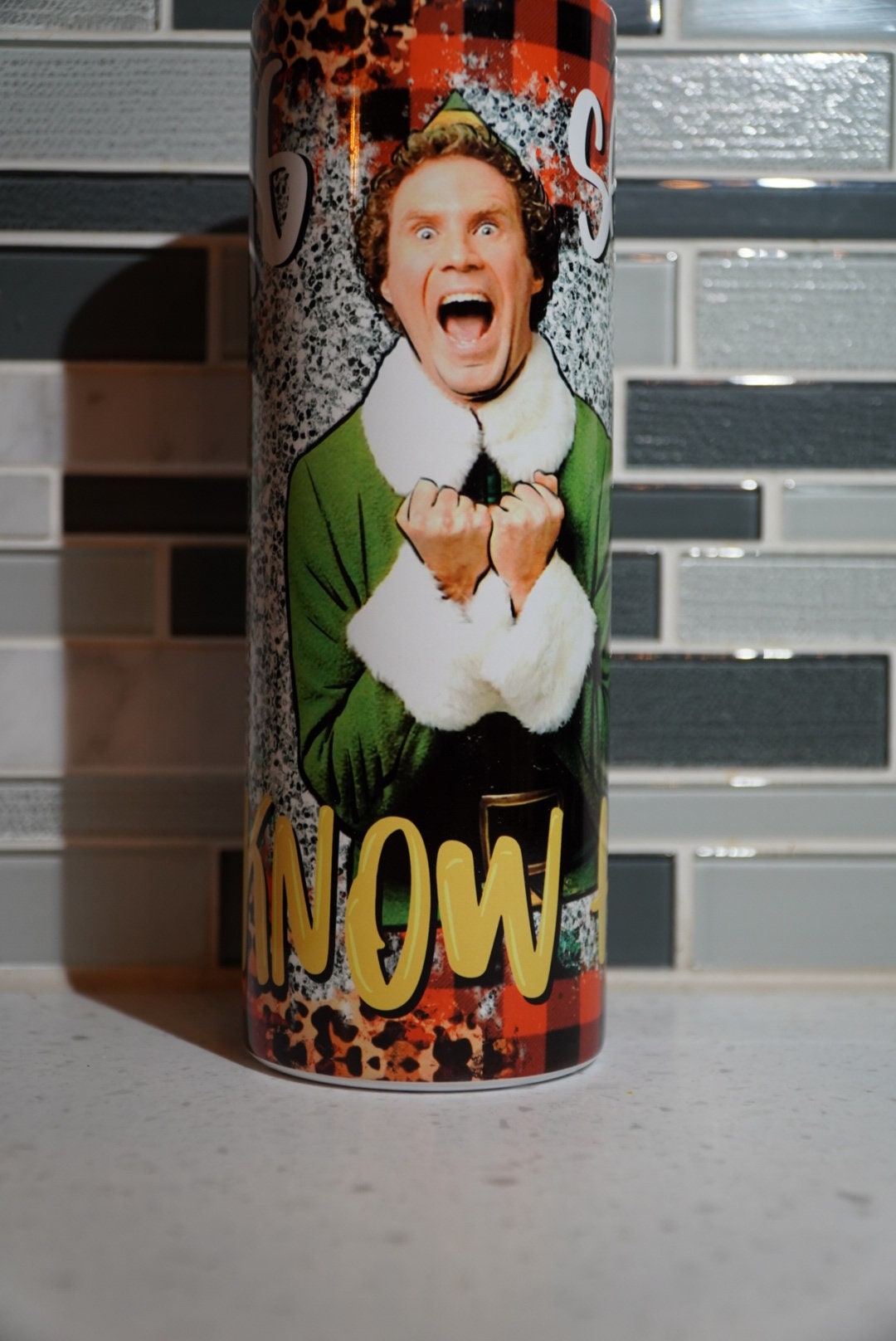 Christmas**Santa**Elf** I know him!**20 oz Tumbler