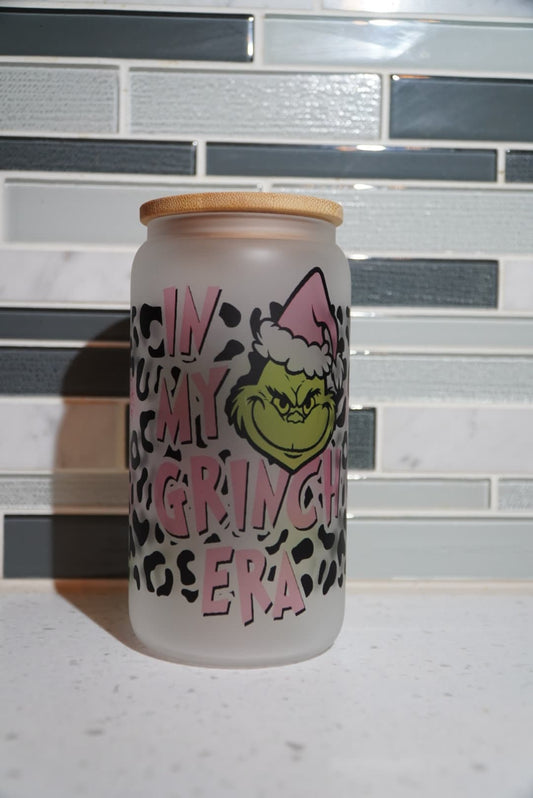 16 oz Frosted Grouch Glass